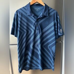 Galvin Green Golf Polo Men’s Large Blue Performance Shirt Premium
